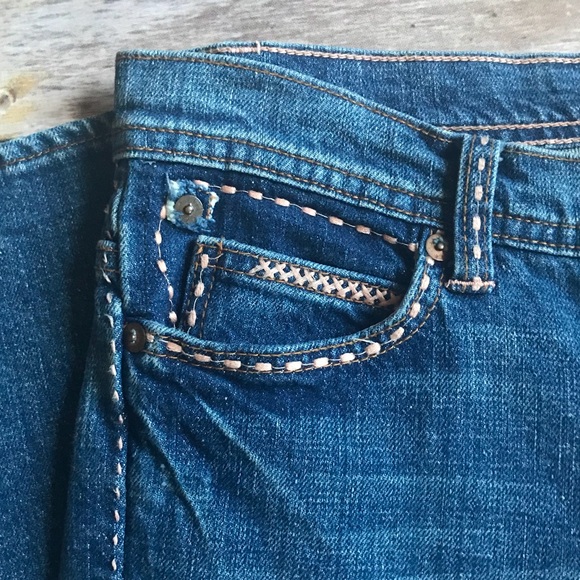 𝐑𝐀𝐋𝐏𝐇 𝐋𝐀𝐔𝐑𝐄𝐍 Y2K Repair Patch Jeans - Picture 6 of 8